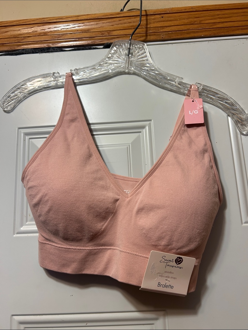 Secret Treasures Dusty Rose Bralette L NWT